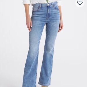 Stylish Light Blue Flare Jeans for Women